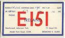 QSL - QTH - Funkkarte -EI5I - Ireland - Cork