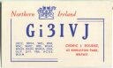 QSL - QTH - Funkkarte -GI3IVJ - Northern Ireland