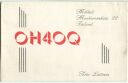 QSL - QTH - Funkkarte - OH4OQ - Finnland - Suomi - Mikkeli