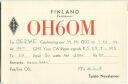 QSL - QTH - Funkkarte - OH6OM - Finnland
