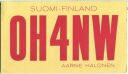 QSL - QTH - Funkkarte - OH4NW - Finnland