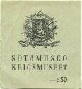 Helsinki - Sotamuseo - Krigsmuseet - Eintrittskarte