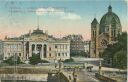 Postkarte - Strassburg - Justizpalast und katholische Jung-St. Peters-Kirche