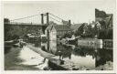 Beaumont-sur-Sarthe - Sarthe - La Sarthe et le Pont suspendu - Foto-AK