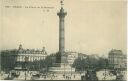 Postkarte - Paris - La Place de la Bastille