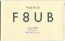QSL - QTH - Funkkarte - F8UB - France