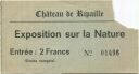 Thonon-les-Bains - Chateau de Ripaille - Exposition sur la Nature - Entree