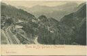 Postkarte - Route de St. Gervais a Chamonix - chemin de fer ca. 1900