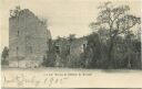 Postkarte - Ruines du Chateau du Bourget