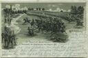 Postkarte - Der Todesritt - der Kavalleriedivision de Bonnemains bei Elsasshausen am 6. August 1870