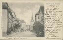 Postkarte - Gruss aus Benfeld - Marktplatz