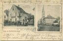 Postkarte - Houssen - Hausen - Gasthof zum Grünen Baum