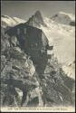 Postkarte - Ascension du mont Blanc - Les Grands Mulets et le sommet du Mt. Blanc