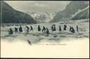 Postkarte - Chamonix - Mer de glace - Gletscher ca. 1900