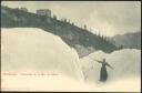 Postkarte - Montanvert - Traversee de la Mer de Glace ca. 1900