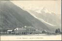 Chamonix - La gare et le Mont-Blanc - Postkarte