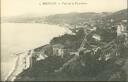 Postkarte - Menton - Vue de la Frontiere