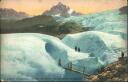Postkarte - Chamonix - Grotte du Glacier des Bossons et l'Alguille du Midi