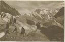 Sur la Mer de Glace - Foto-AK ca. 1910