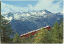 Le train menant au Montenvers - Ansichtskarte
