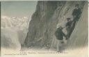 CPA - Ascension du Brévant et le Mont-Blanc