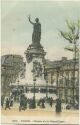 Postkarte - Paris - Statue de la Republique