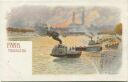 Postkarte - Paris - Trocadero - signiert R. Hanche ca. 1905 - Künstlerkarte