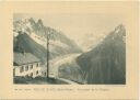 Mer de Glace (Mont-Blanc) - Vue prise de la Flgre