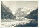 Mer de Glace - Foto 8cm x 10cm ca. 1920