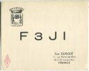 QSL - QTH - Funkkarte - F3JI - France