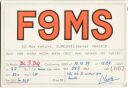 QSL - QTH - Funkkarte - F9MS - France