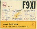 QSL - QTH - Funkkarte - F9XI - Le Blanc-Mesnil