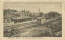 Postkarte - La Bassee - Bahnhof von englischen Granaten zerstört