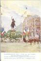 Ansichtskarte - CPA - Paris - Les Americains - American Soldiers passing before the statue of Washington