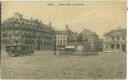 Postkarte - Sedan - Turenne Platz und Rathaus