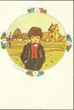 Junge mit Pelzmütze - Relais Gastronomique Hansi - postkarte