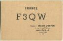 QSL - QTH - Funkkarte - F3QW - France
