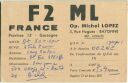 QSL - QTH - Funkkarte - F2ML - France