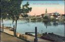 Postkarte - Crossen an der Oder mit Oderbrücke
