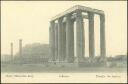 Ansichtskarte - Griechenland - Athenes - Temple de Jupiter