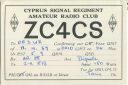 QSL - QTH - Funkkarte - ZC4CS - Cyprus
