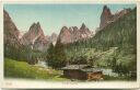 Postkarte - Tschamintal ca. 1900