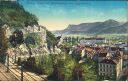 Meran mit Mendelgebirge vom Tapeinerweg