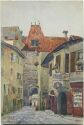 Postkarte - Meran - Bozener Tor - Postgasse