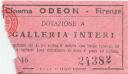 Cinema Odeon Firenze - Kinokarte