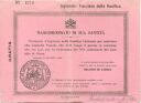 Maggiordomato di sua santita - Basilica Vaticana - Eintrittskarte 1925