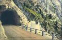 Postkarte - Falzarego - Kehrtunnel der Dolomitenstrasse