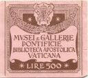 Vatikan - Musei e Gallerie Pontificie Biblioteca Apostolica Vaticana - Eintrittskarte