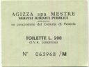 Agizza spa Mestre - Toilette L. 200