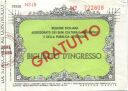 Eintrittskarte - Regione Siciliana - Assessorato dei beni Culturali